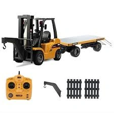 1/10 RC Forklift Crane - 3in1 Fun with Flatbed Trailer (2.4G)