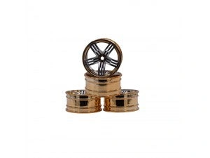Drift King 1/10 Alloy Wheels - 4pc Set, Style & Speed!